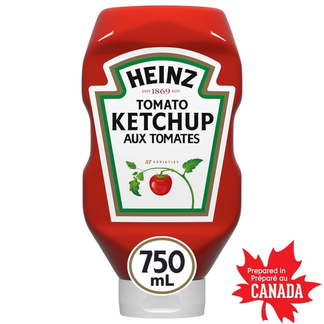 Heinz Tomato Ketchup, 750 mL Squeeze Bottle