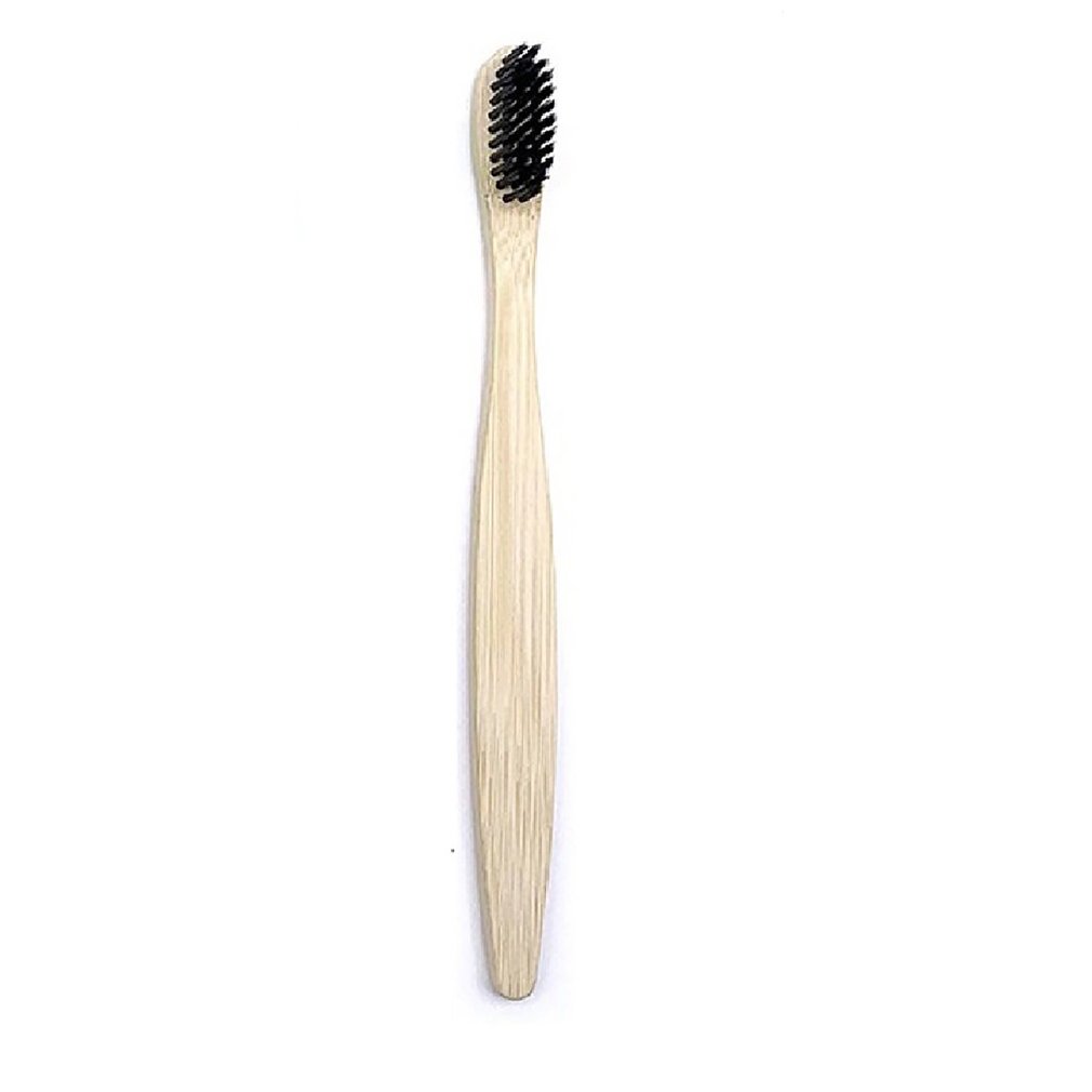 Flat Toothbrush Homestay Hotel Disposable Original Bbamboo Charcoal Soft Bristle Toothbrushes For Adult