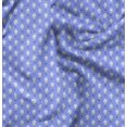 thumbnail image 1 of Soimoi Polyester Crepe Fabric Fleur_de_lis Damask Decor Fabric Printed Yard 42 Inch Wide, 1 of 6