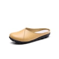thumbnail image 3 of MAWCLOS Women Flats Comfort Clogs Slip On Lightweight Mules Closed Toe Driving Slides Yellow 10, 3 of 6