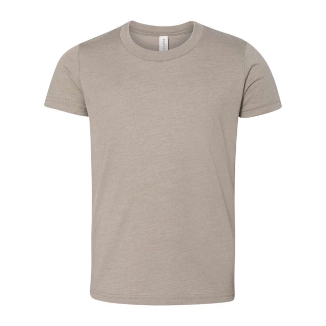 Bella Canvas Jersey Short-Sleeve Tee 3001Y, L, Heather Stone