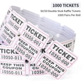 thumbnail image 4 of L LIKED Raffle Tickets Double Rolls 1000 per Roll 50/50 Raffle Tickets for Events, Entry, Class Reward, Fundraiser & Prizes(White), 4 of 5