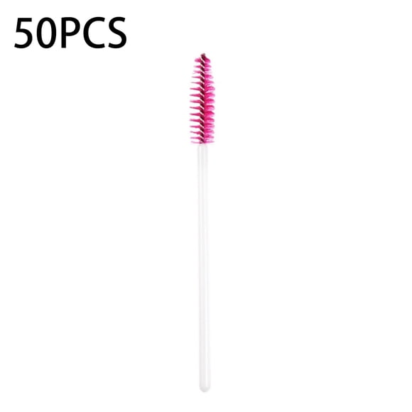 Hearth & Gear 50 Pcs Brosse à Cils Jetable Maquillage Cosmétique Outil de Maquillage Donnez-Vous un sur Produits de Beauté de Maquillage Gothique pour Adolescentes Pinceaux de Maquillage Mignons Ensemble de Pinceaux Plats Pinceaux pour Maquillage Double Make