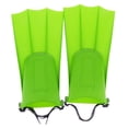 thumbnail image 4 of Adult Adjustable Flippers Swimming Training Diving Tools Green XL, 4 of 7