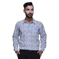 thumbnail image 1 of BESTMAN Chemise Habillée Décontractée pour Homme à Manches Longues, Coupe Ajustée, en Coton, à Boutons, 1 of 5