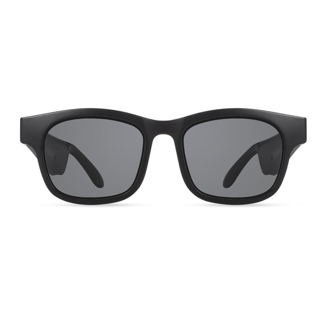 Lunettes Intelligentes Bluetooth, Lunettes de Soleil Tendance Lunettes de Soleil, Noir