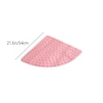 thumbnail image 3 of Chmadoxn Bathroom Rugs, Rugs for Living Room, Area Rug, Fan Shaped Non Slip Shower Floor Pad With Massage Texture Spanking Dry Waterproof For Bathroom Tub Security Plastics bathroom anti slip mats, 3 of 6
