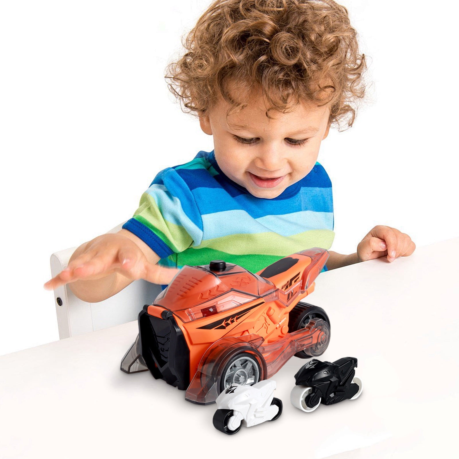 Cool Sliding Catapult - Functional Toys For Boys - Catapult Motorcycle And Car Toys For Kids