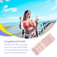 thumbnail image 3 of braveheart Extension Strap Bra Extender Breathable Buckle 2 Hooks Intimate Women Stretchy Adjustable Replacement 3 Rows Underwear light shrimp red, 3 of 6