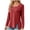 Red, variant on Long Sleeve Shirt Women Ladies Fashion Solid Color Long Sleeve Square Neck Button Shirt Woman Casual Loose Top Womens Long Sleeve Tops Women's Long Sleeve Tops Long Sleeve Shirts Women
