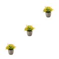 thumbnail image 3 of Decodeary Green Eco-friendly Artificial Money Tree In Pot Long-lasting Durability Realistic Appearance orange rose 3Set, 3 of 6
