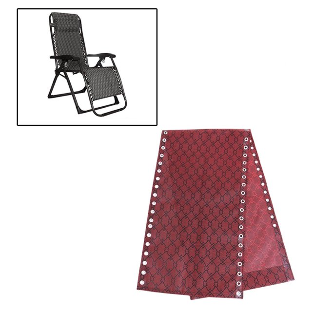 recliner Replacement Fabric Waterproof Replacement Fabric for Lawn Back Recliners Couch Yard Red Flower