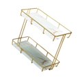 thumbnail image 1 of kurtrusly Rack de Rangement Multi-Couches Boîte de Rangement Parfum Bijoux Conteneur Panier S Double Couche Blanc 1Set, 1 of 6