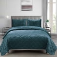 thumbnail image 1 of Swift Home Diamond Velvet Quilt Set, 1 of 3