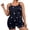 Black, variant on TIWEKE Comfortable Women's Pajama Sets for Relaxation and Sleep Stylish Short Sleeve and Pants Casual Home Wear for Plus Size Ladies,Size 3XL
