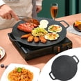 thumbnail image 1 of Multi-Griddle Grill Pan, Usavan Large Cast Iron BBQ Griddle Heat Control, Non-Stick Even Heating Multi-Purpose Grill for Stove Camping Outdoor Cooking, 1 of 7