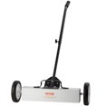 thumbnail image 1 of VEVOR 45Lbs Rolling Magnetic Sweeper with Wheels, Push-Type Magnetic Pick Up Sweeper, 18-inch Large Magnet Pickup Lawn Sweeper, Magnet with Telescoping Handle, Easy Cleanup of Workshop Garage Yard, 1 of 9