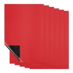 Uxcell Magnetic Dry Erase Board Sheet for Fridge - Kitchen Organizer and Planner Red