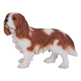 thumbnail image 2 of Garden Decor Animal Statue Brown/White King Charles Spaniel Standing Statue, 2 of 5