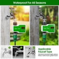 thumbnail image 4 of Kbndieu Watering Timer Garden Water Timer Digital Programmable Controller Automatic Mannual 1Pc Tap Hose Sprinkler Outdoor Irrigation Timing for System Home Essentials, 4 of 9