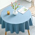 thumbnail image 3 of Waterproof microfiber tablecloths, round tablecloths for outdoor and interior trim cloth, 3 of 5
