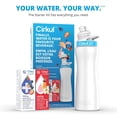 thumbnail image 2 of Cirkul 22oz White Stainless Steel Water Bottle Starter Kit with Blue Lid and 2 Flavour Cartridges (Fruit Punch & Mixed Berry), 2 of 9