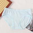 thumbnail image 1 of Girls Underwear Solid Color Comfortable Breathable Children's Briefs for Everyday Use Fit Soft Material, 1 of 6