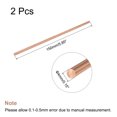 thumbnail image 2 of Unique Bargains 4mm Dia. 150mm Length Solid Copper Round Rod Lathe Bar Stock for DIY Craft 2pack, 2 of 4