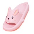 thumbnail image 2 of Wangsaura Women Bathroom Slippers Cute Rabbit Soft Sole Non-slip Open Toe Shower Slide Sandals House Shoes, 2 of 7