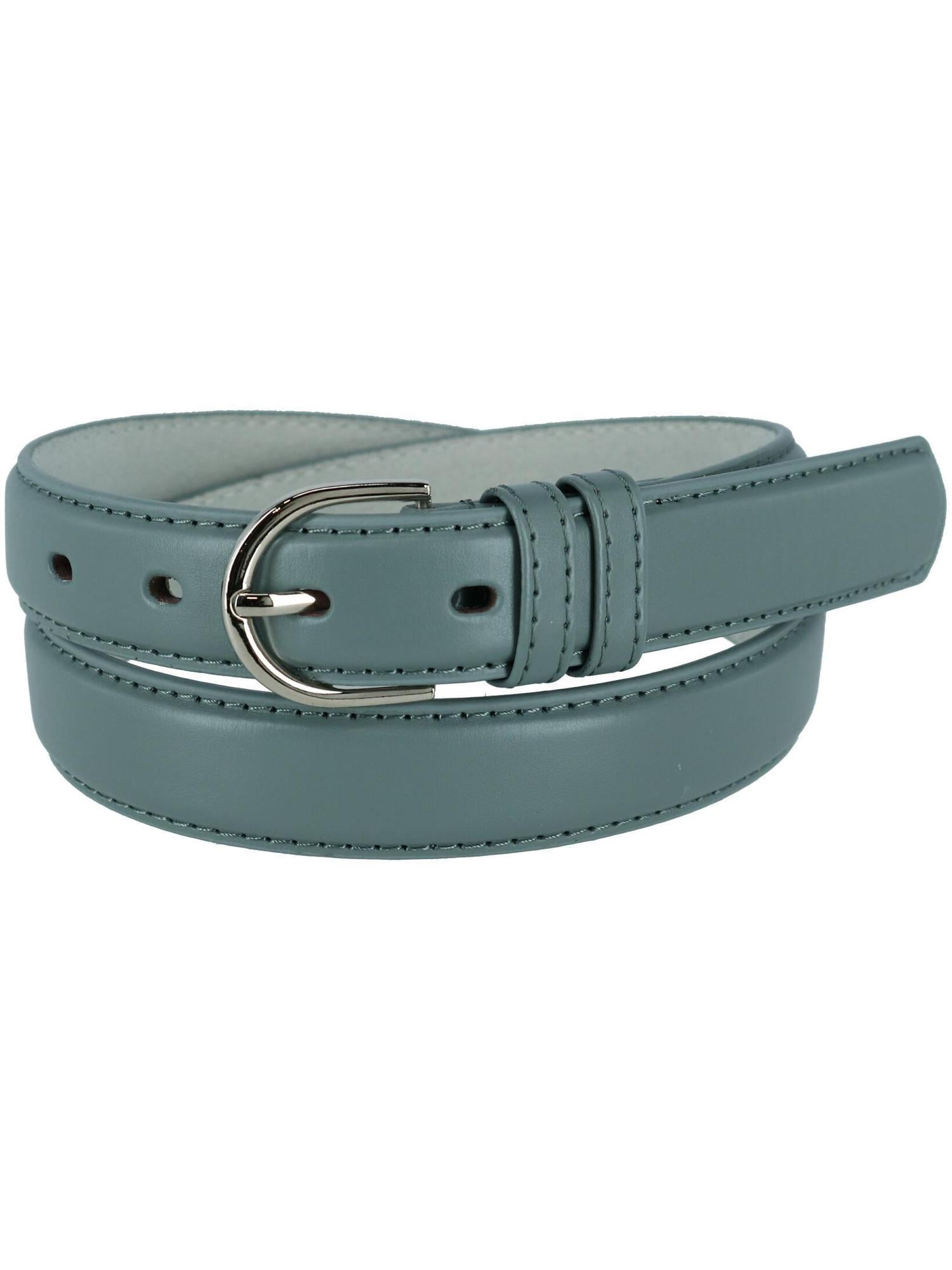 CTM®  Leather 1 1/8 Inch Dress Belt (Women's)