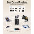 thumbnail image 4 of ORICO 2 Bay Hard Drive Enclosure USB C Plug and Play DAS Backup with 12V/4A Power Adapter Maximum 2*22TB Storage for Personal Local Database, 4 of 7