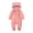 Watermelon Red, variant on Japceit Mittens for Newborn Baby Boy Gift for Newborn Baby Boy Newborn Baby Footie Romper Winter Onesie Warm Hooded Romper Jumpsuit Outfits for Girls Boys Baby Boy Newborn Clothes