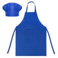 thumbnail image 1 of TOPTIE Tabliers de Cuisine pour Enfants en Toile de Coton et Ensemble de Toque de Chef, 1 of 8