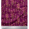thumbnail image 1 of Soimoi Polyester Crepe Fabric Flower Watercolor Fabric Prints by Yard 42 Inch Wide, 1 of 3