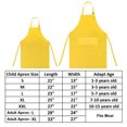 thumbnail image 2 of TOPTIE Tabliers de Cuisine en Toile de Coton pour Enfants et Parents et Ensemble de Toque de Chef, 2 of 7