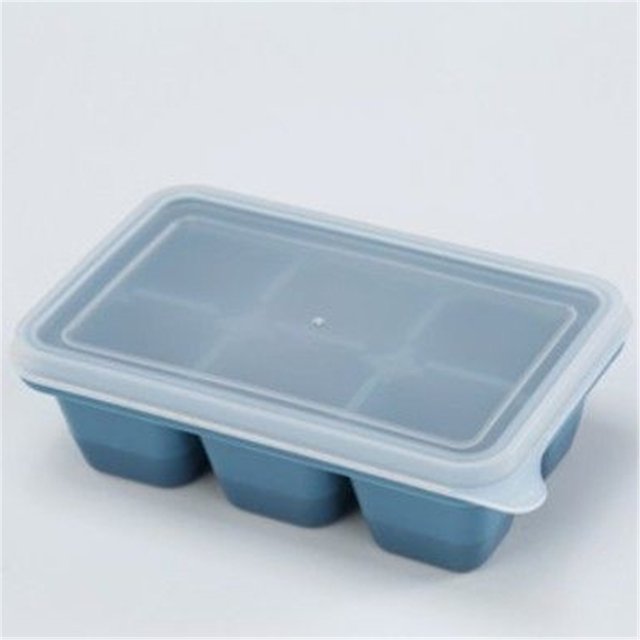 EGNMCR Ice Cube Tray DIY Personality Ice Box 6 Small With Lid To Make Ice Set Ice cube mold