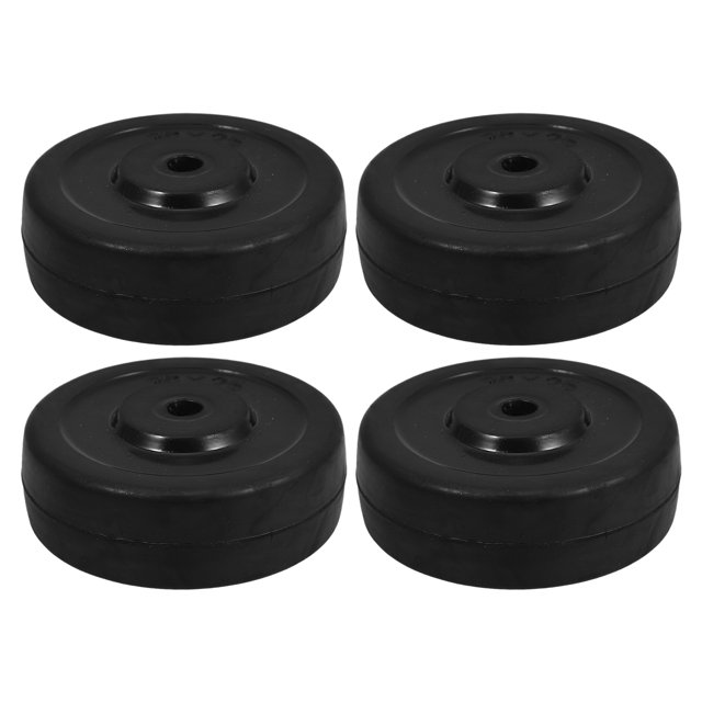 4pcs Universal Rubber Caster Wheels Patio Heater Rolling Storage Rack Heavy Duty Swivel Furniture