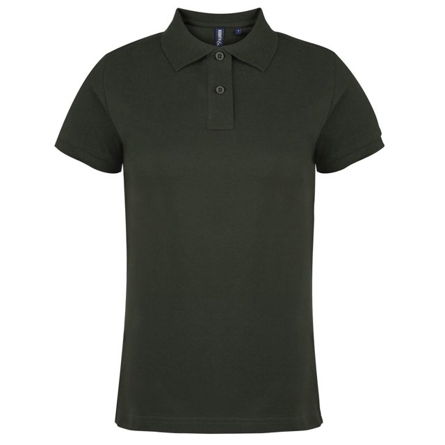 Asquith & Fox Polo Uni à Manches Courtes pour Femmes