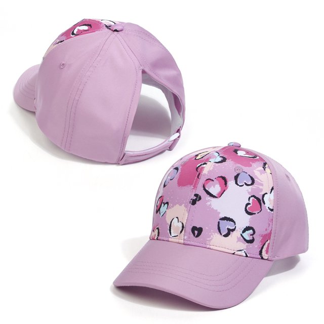 MIASHUI Kids Baseball Caps Summer Sun Visor Hats Trucker Caps Outdoor Play Wear,Light Purple,S