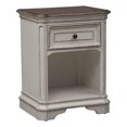 thumbnail image 3 of Magnolia Manor Blanc Table de Nuit à 1 Tiroir, 3 of 9