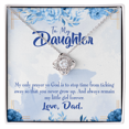 thumbnail image 1 of À Ma Fille Ma Petite Fille de Papa Infini Noeud Collier Message Carte, 1 of 7