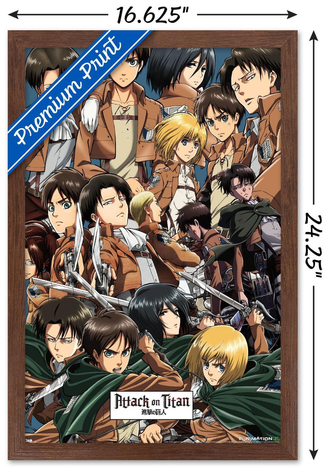 Attack on Titan - Collage Wall Poster