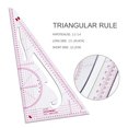 thumbnail image 3 of Zootealy 4PCS French Metric Ruler Clothing Fashion Ruler Curve Shaped Grading Rulers Sewing Tools for Sewing Dressmaking Pattern Design DIY Clothing Bendable Drawing Template, 3 of 8