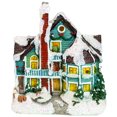 thumbnail image 1 of Northlight Décoration de Village de Noël Maison Enneigée à LED - 5.5 Pouces - Vert, 1 of 5