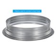 thumbnail image 4 of Unique Bargains Raccord de Conduit de 10 Pouces Bride Métallique Raccord Droit Bride de Tuyau Ronde Conduit de Ventilation, 4 of 5
