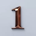 thumbnail image 1 of TopLLC Modern House Numbers Mailbox Numbers 0-9 Self-Adhesive Street Door Home Address Metal Numbers For Outside Or Inside Signs Easy Install Digital Stickers, 1 of 3