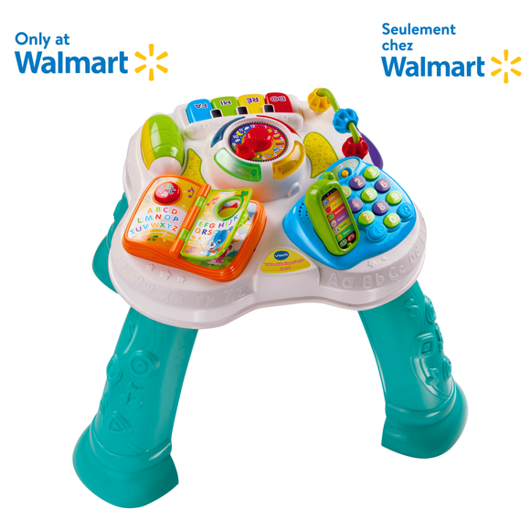 VTech Sit-to-Stand Learn & Discover Table - Activity Toy for Baby - Walmart Exclusive -French Version