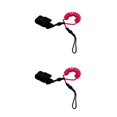 thumbnail image 1 of relayinert 1/2/3/5 Elastic Leash for Paddle Safety Rods and Boats Stretchable and Resilient Rose Red 45cm 2PCS, 1 of 1