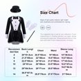 thumbnail image 5 of JanJean Girls Magician Costume Outfits Halloween Magic Performance Cosplay Dress Up Red 6, 5 of 5
