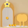thumbnail image 3 of Children's Hanging Table Tennis Trainer Exercise Equipment Toy Practice Ping Pong Self Training Yellow 2 Paddles, 3 of 8